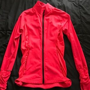 Pink Victoria’s Secret long sleeve exercise top